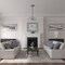 Ekena Millwork Baltimore Ceiling Medallion (Canopies up to 5 1/2"), 15 3/8"OD x 4 1/4"ID x 1 1/2"P, Pearl White CM15BAPWS - alternate 4